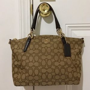Authentic Brown Coach Crossbody Bag